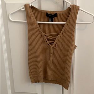 Cropped tank top